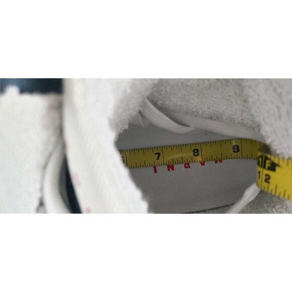 Marni High-Top Sneakers Navy Blue Canvas Lace-Up with Side Zipper IT 39 (0531) - Picture 8 of 10